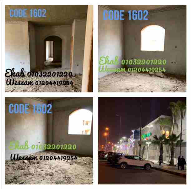 كود 1602
بالحي ١٦ الشيخ زايد دور اول وتاني وثالث
شقة ١٨٠ متر 
٣ غرف وريسبشن كبير / خلفية وموقع متميز 
قريبة من جميع الخدمات - حمامين ومطبخ 
العمارة تطل علي الطريق الرئيسي مول مزار وبدر الدين مباشرة
دق...