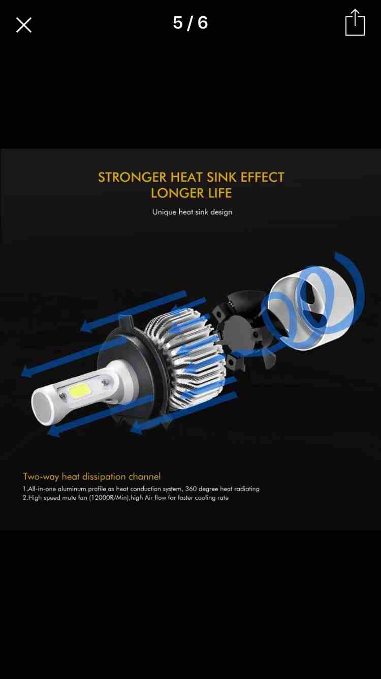 مصابيح أمامية ( LED) للسيارات عالية الأضاءة
لا تنسَ أنك شاهدت هذا الإعلان في عنكبوت
1-ضمان لمدة س...