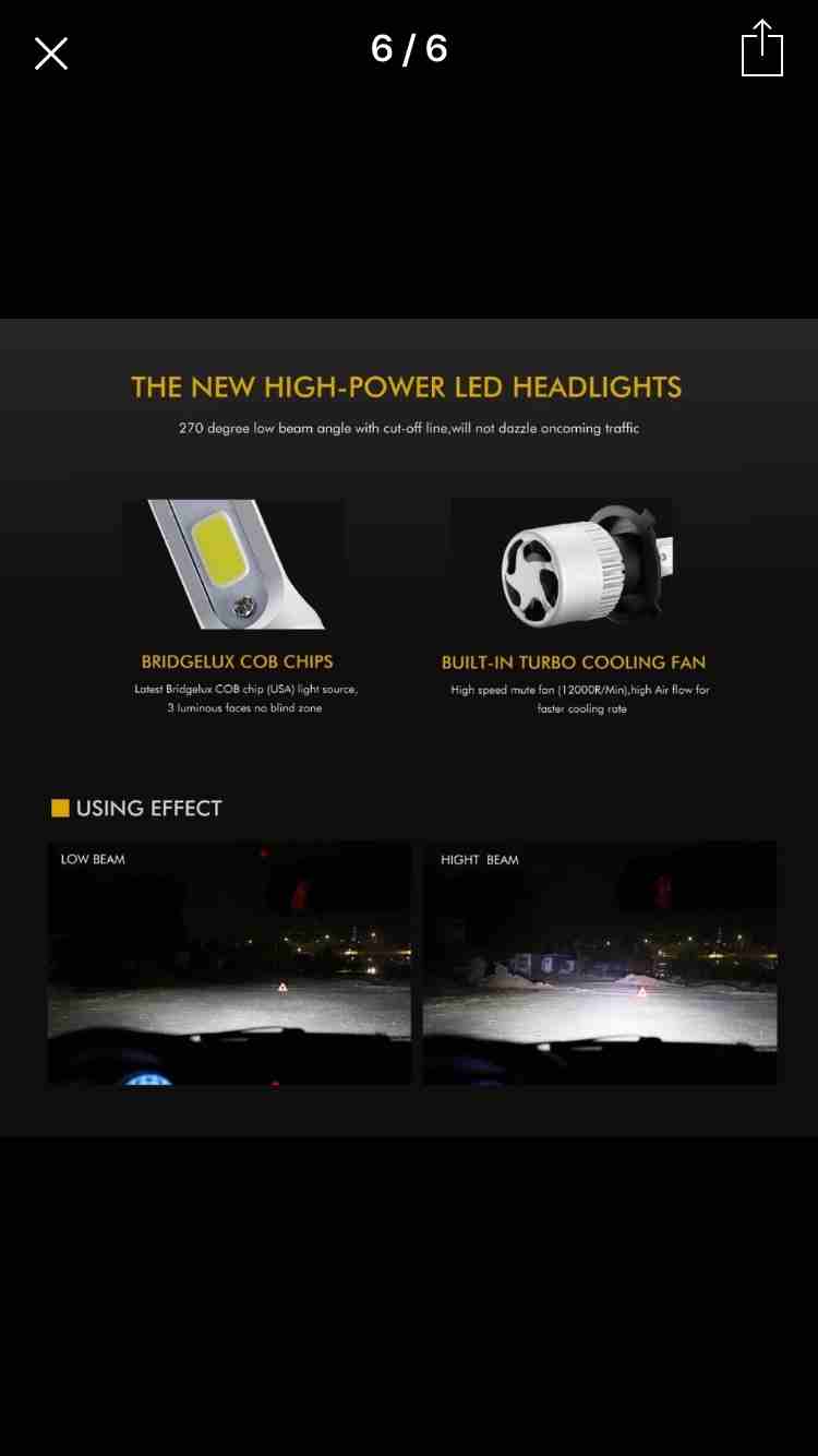 مصابيح أمامية ( LED) للسيارات عالية الأضاءة
لا تنسَ أنك شاهدت هذا الإعلان في عنكبوت
1-ضمان لمدة س...