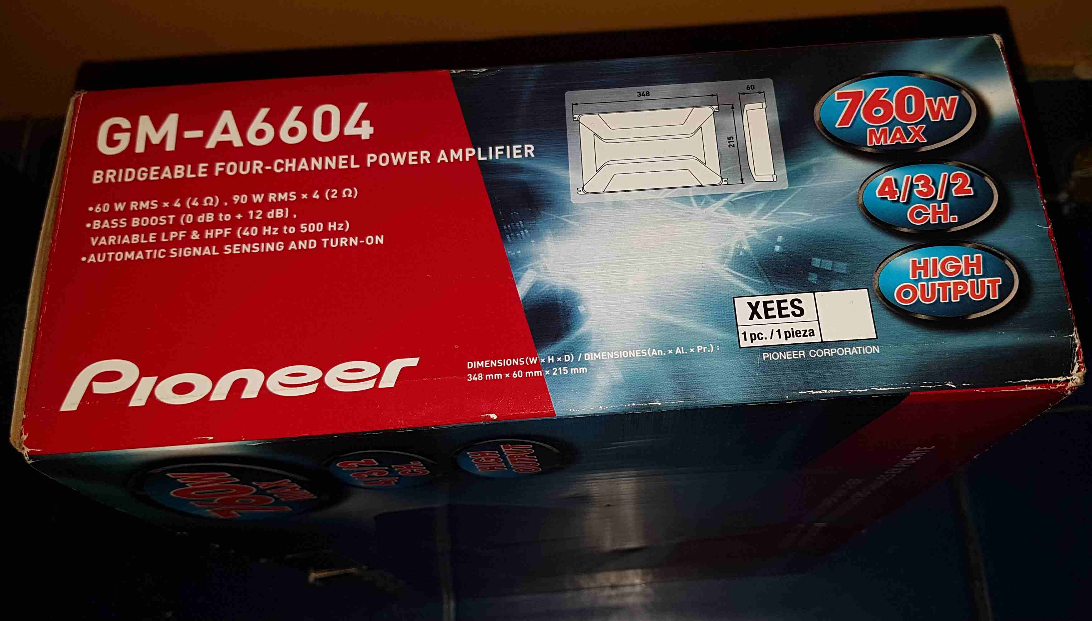 Pioneer Amplifier 760W
لا تنسَ أنك شاهدت هذا الإعلان في عنكبوت
BRAND NEW UN-USED AMPLIFIER AMAZIN...
