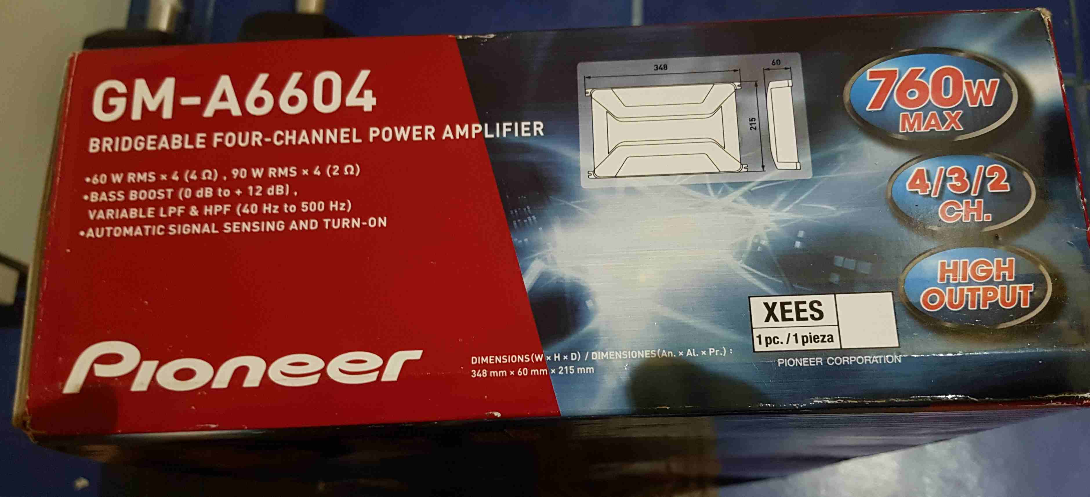 Pioneer Amplifier 760W
لا تنسَ أنك شاهدت هذا الإعلان في عنكبوت
BRAND NEW UN-USED AMPLIFIER AMAZIN...