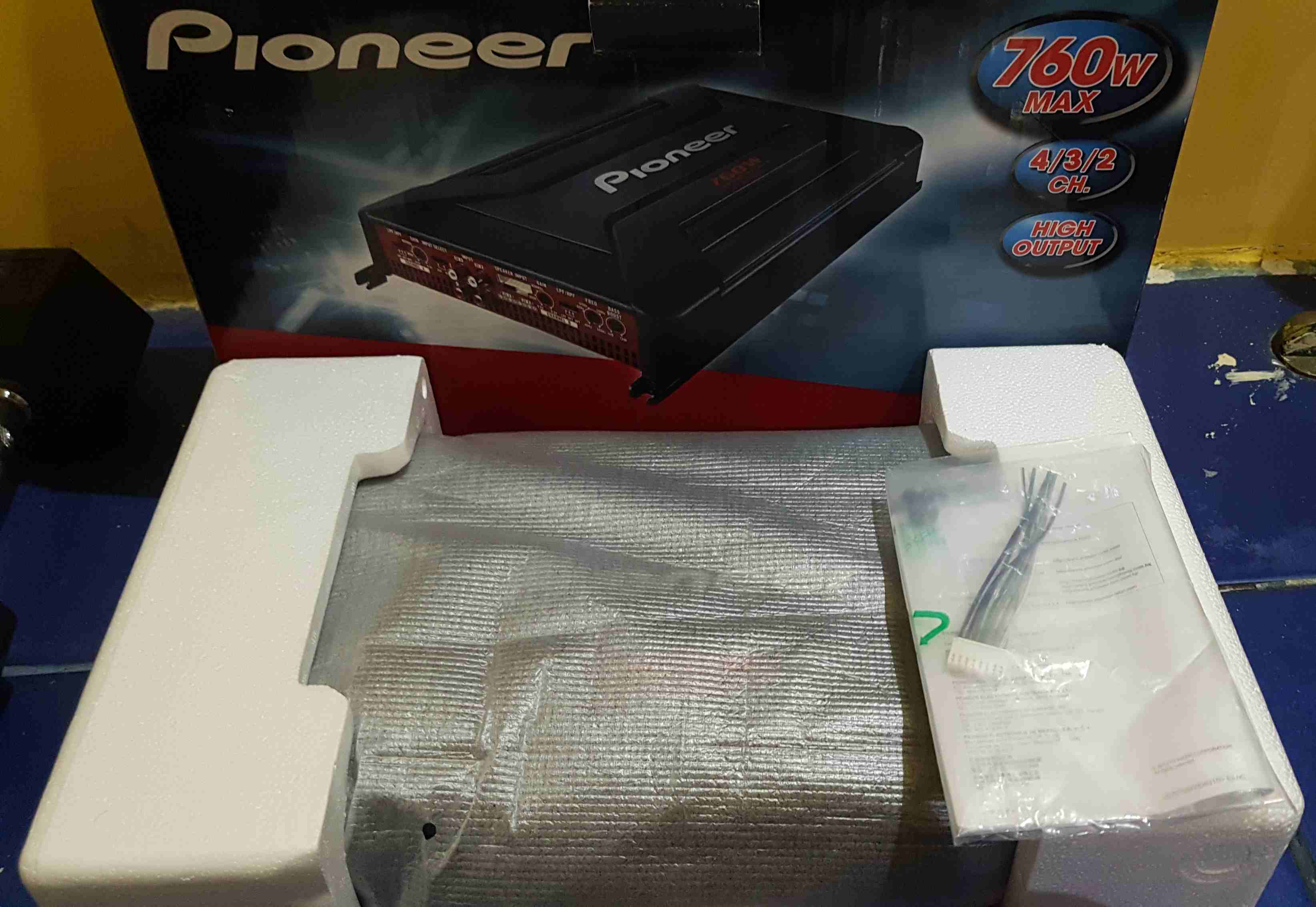 Pioneer Amplifier 760W                                            


	 				لا تنسَ أنك شاهدت هذا الإعلان في عنكبوت            
	 				
                            BRAND NEW UN-USED AMPLIFIER AMAZIN...
