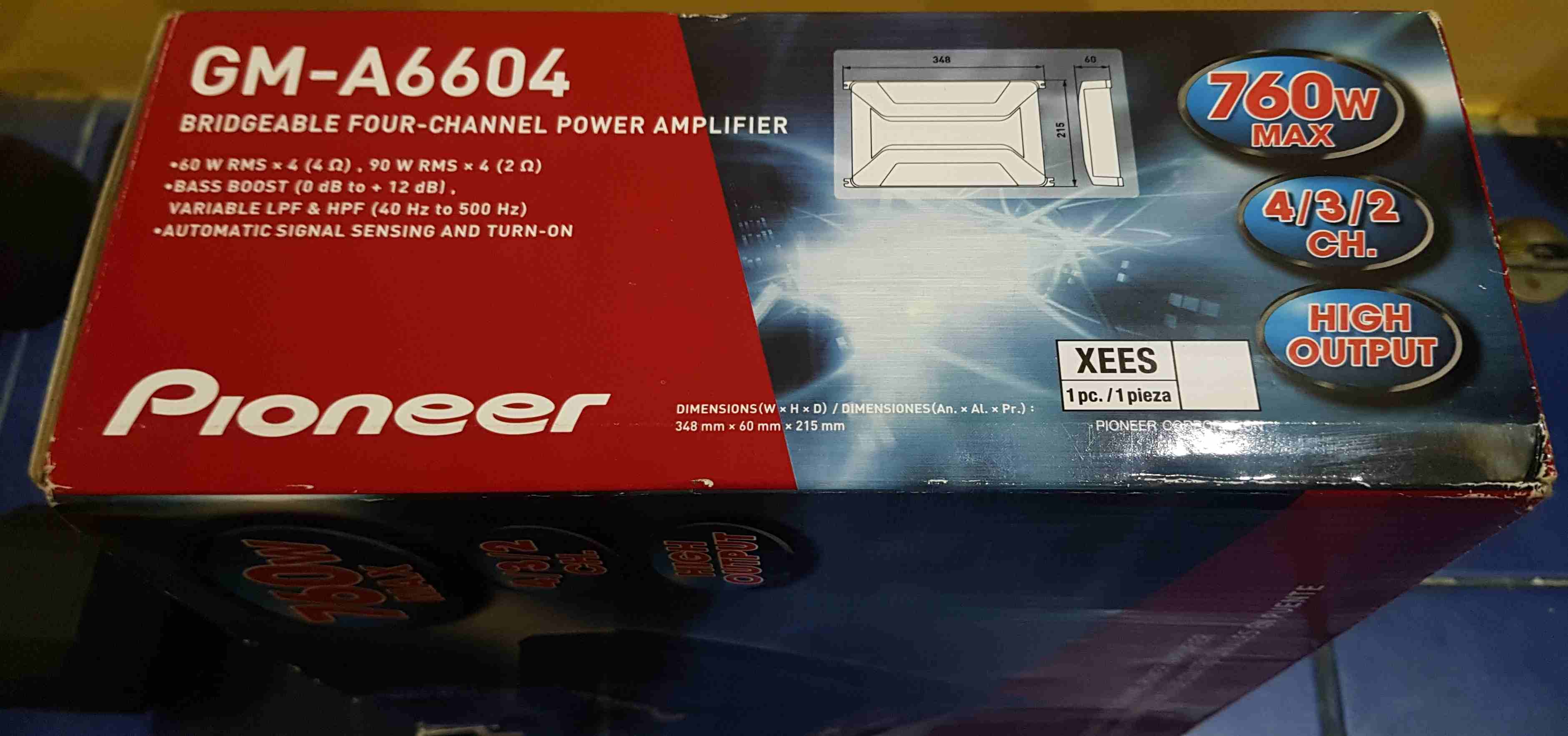 Pioneer Amplifier 760W
لا تنسَ أنك شاهدت هذا الإعلان في عنكبوت
BRAND NEW UN-USED AMPLIFIER AMAZIN...