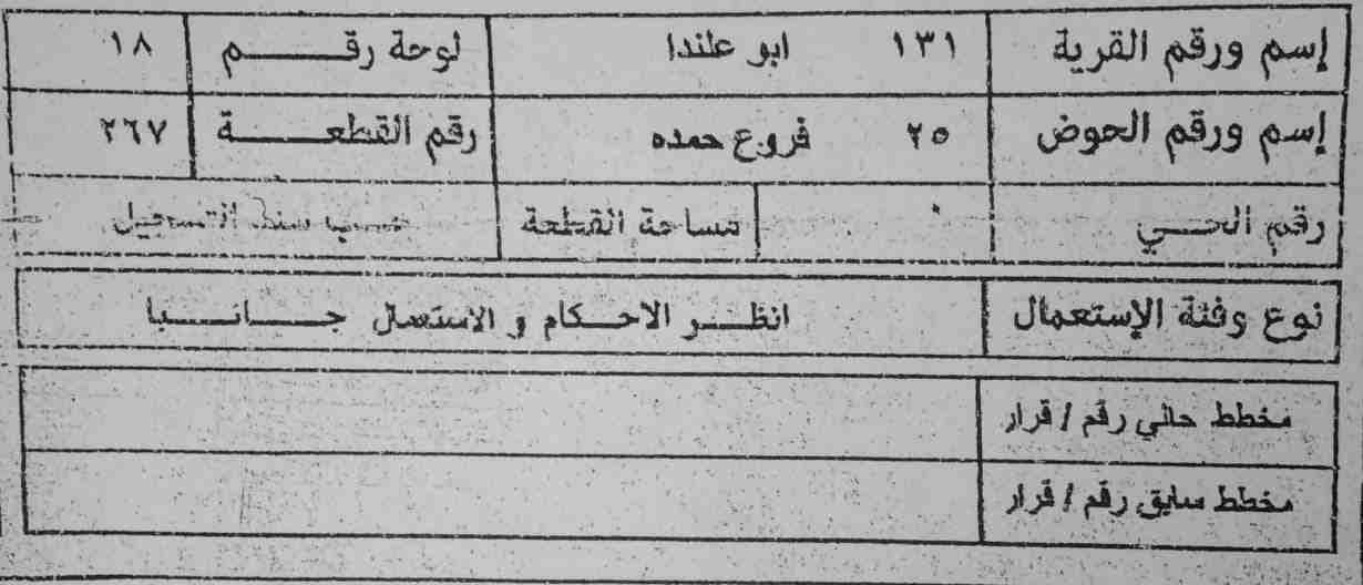*قطعة أرض مطلة ومميزة للبيع من المالك مباشرة مساحة 516م2.
*ابوعلندا-إسكان الكهرباء-حوض فروع حمده
(25)-قطعة رقم (267)
* منطقة حديثة- بين فلل ومباني حديثة
*تقع على شارع عرض14م
*واجهة أمامية 24.86م
*مر...