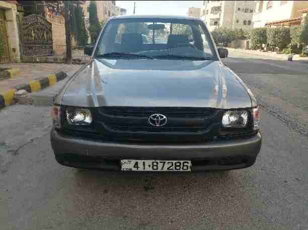 تويوتا هايلكس 2005
فحص مرفق بالصور
ماتور 2800 cc
بور ستيرنج
فيبر خلفي
كوشوك جديد
مسجل سوني
ليست بحاجه ل اي نوع من الصيانه
وبحاله ممتازه جدا