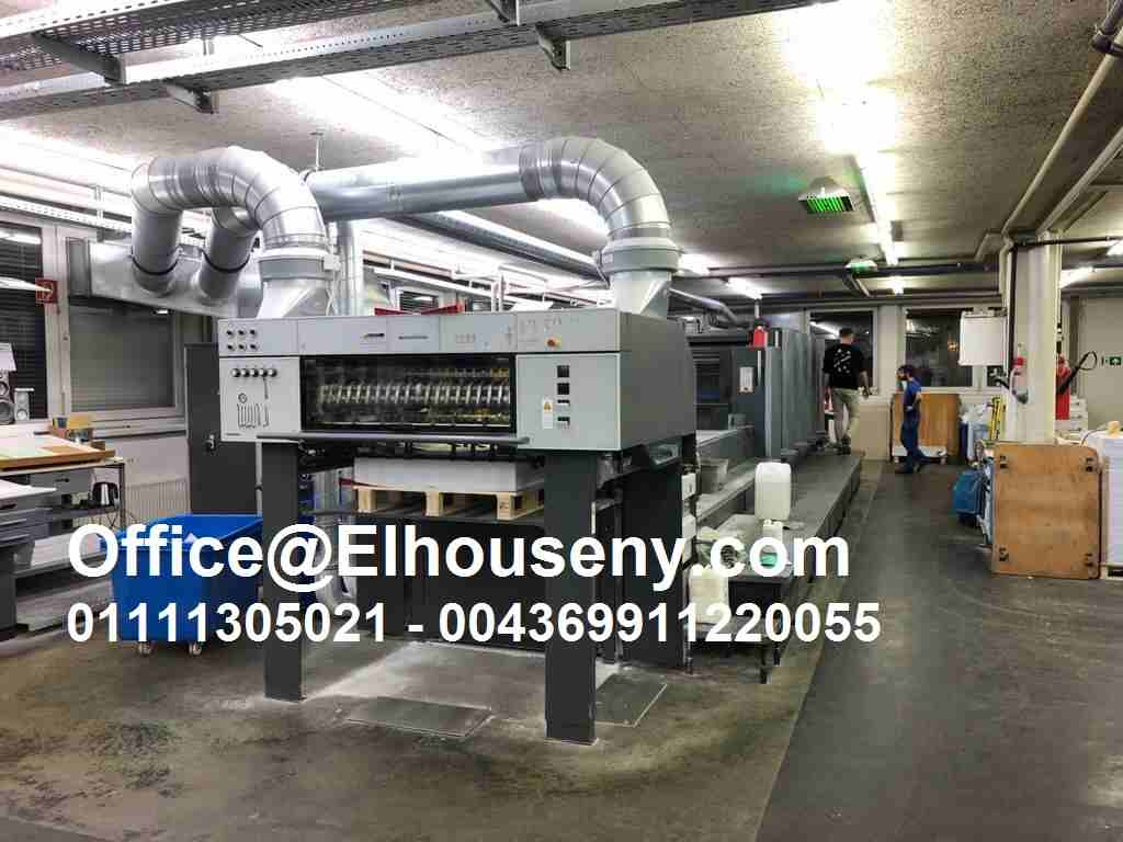 ماكينة طباعة هايدلبرج سى دى 4 لون Heidelberg CD102-4+L


Heidelberg CD102-4+L
Year 2004
Preset Plus 1
28mil impr.
Technotrans
Air-cooled
AutoPlate
Alcolor Damp.
with Vario 380V/50hz Cp2000 Delivery ex...