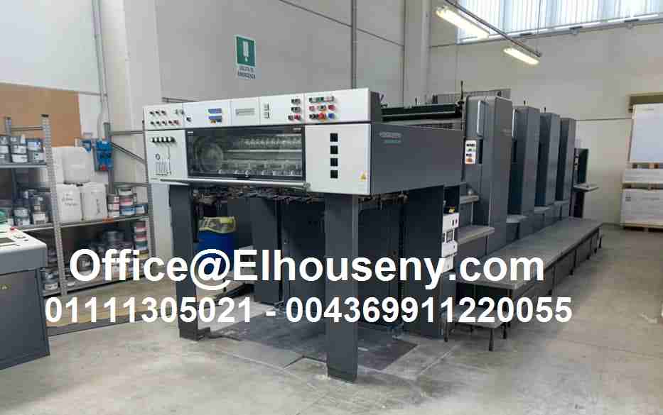 ماكينة طباعة هايدلبرج سبيد ماستر 4 لون فرخ Heidelberg SM 102-4

Heidelberg SM 102-4
-Size 72x102,
-Year 1998
-Impressions 119 million,
-CPC 1-04, CP Tronic,
-Alcolor dampening,
-Autoplate,
-Preset,
-B...