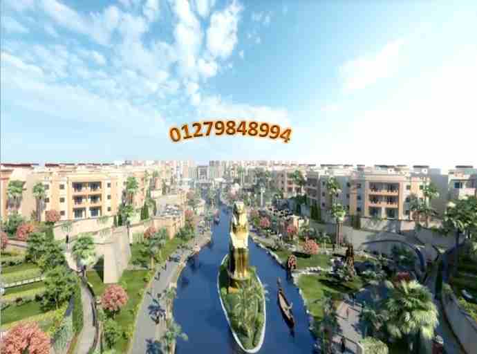 هتشوف الفراعنة كل يوم لما تمتلك في لاسيرينا السخنة علي نهر النيل وشوف الاهرامات وابو الهول ومعبد الكرنك وكمان القلعة وشاليهك 115م (3غرفة+2حمام+ريسبشن+مطبخ امريكي+تراس) تشطيب سوبر لوكس بمقدم بسيط وبالت...