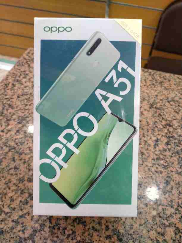 mobile oppo a31
4gb ram 
64gb rom
 6.5 +hd waterdrop screen 
al triple camera 
4230mah large battery
color/mystery black