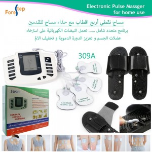 مساج وعلاج الأعصاب مع الأحذية .
شاشة LCD الرقمية لدليل العلاج.
يستخدم الأقطاب العلاج الطبيعي
وظيفة فعالة