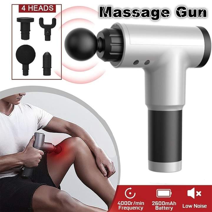 مسدس المساج المحمول، أحدث تقنية في عالم التدليك الفردي، قل وداعا لألام المفاصيل والرقبة وتشنج العضلات،