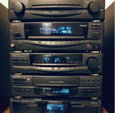 Kenwood HiFi Sound System A58 - خمس قطع منفصلة - ياباني وبحالة المصنع