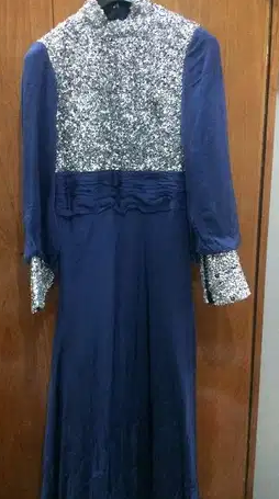 Party chefon blue dress for sale