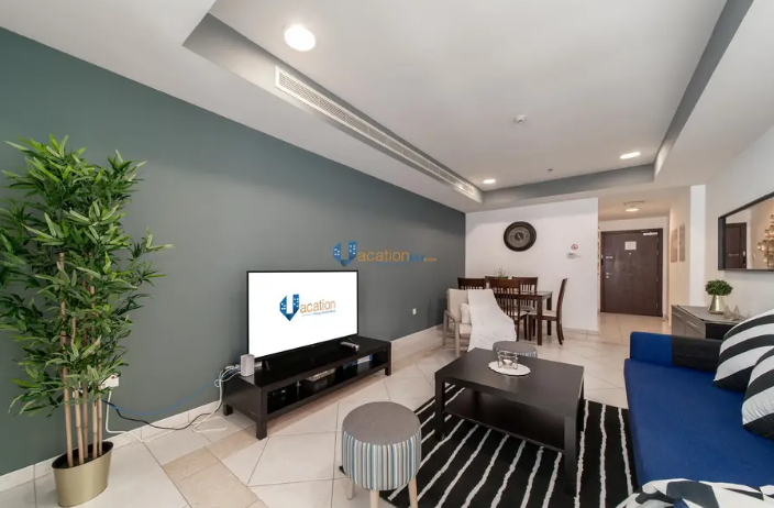 High Floor Sea view 1BHK in Princess tower