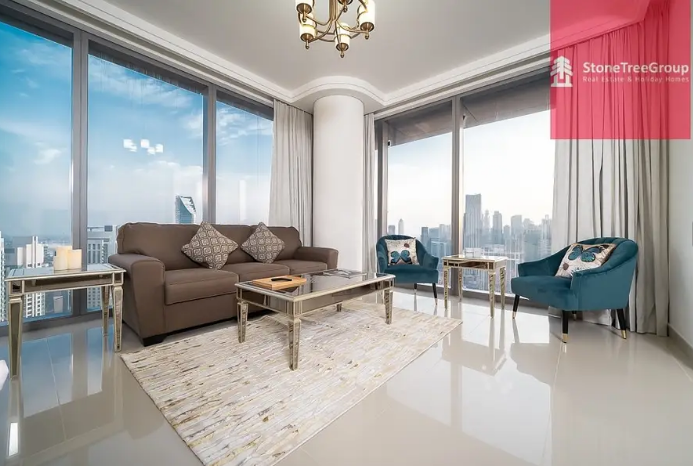Luxurious 2 BR in Downtown | Boulevard Point | Burj Khalifa Views