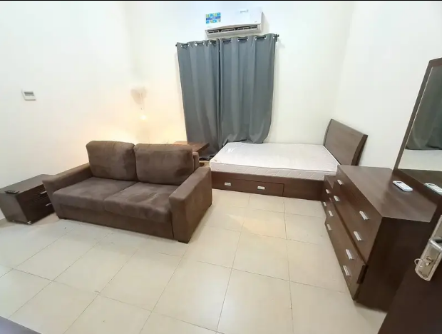 Wonderful furnished studio in an excellent complex in Khalifa City A close to Al Ittihad Plaza