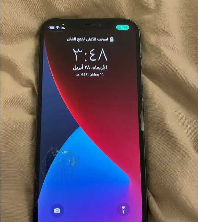 ايفون 12 برو ازرق للبيع