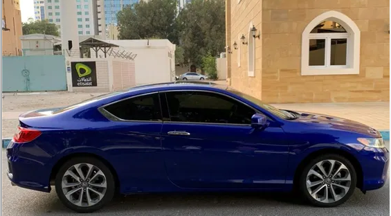 Honda Accord Coupe
 excellent conditions, model 2015, but registered in 2016. license valid upto 5 April 2022. Third party insurance valid upto 5 May 2022. low mileage, only 79,199 km
