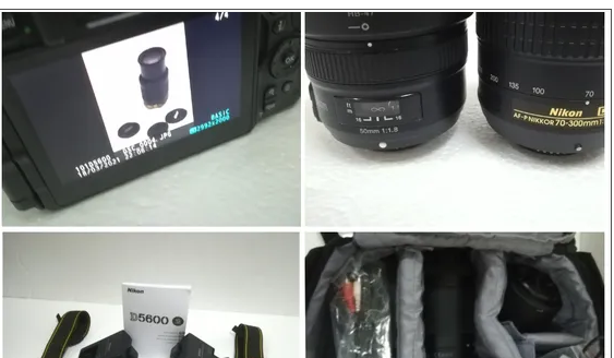 nikon d5600 full kit (used once)
nikon d5600 24 megapixel full touch screen WiFi GPS blouthooth professional photography and videography DSLR camera along with youngone 50mm f1.8 lens AF P NIKKOR 70-...