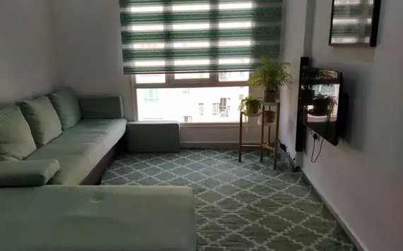 New building furnished apartments for sale
with electronic n household items at very low price