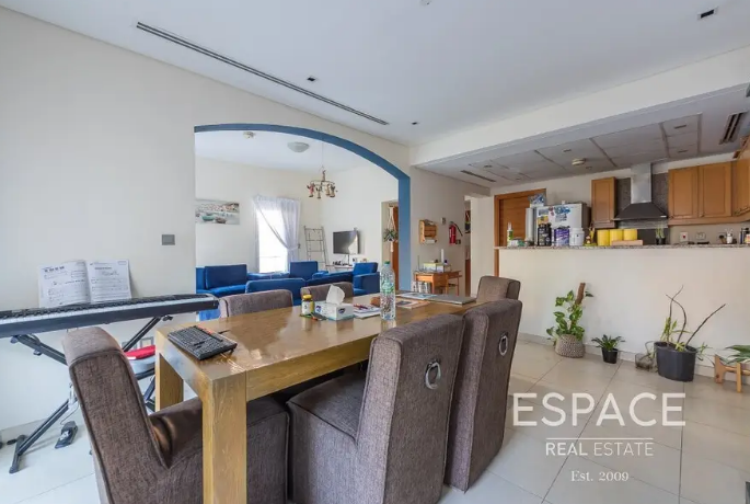 Well Maintained | Quiet Street | Owner Occupied

Espace Real Estate presents this 2-bedroom Villa in a quiet location in JVT. The layout consists of a spacious living and dining areas leading to the l...