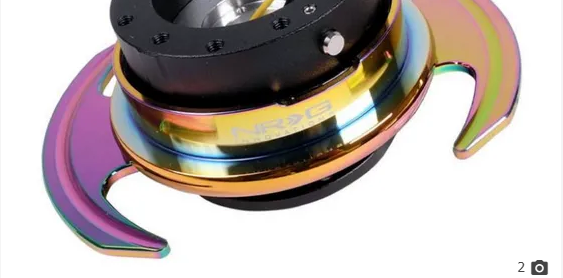 NRG QUICK RELEASE GEN 3 NEO CHROME

Steering wheel QUICK RELEASE Original brand NRG import from USA. New in the box, never used Neo chrome color Gen 3.0 Universal fit any car