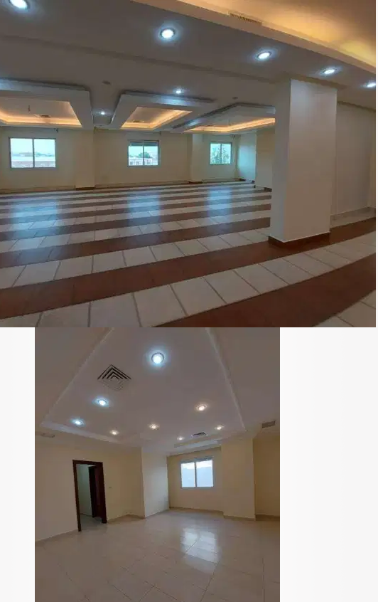 Huge 4 bedrooms floor consists - Salwa
Location salwa for expats only
Huge 4 bedrooms floor consists of huge living room ,big kitchen ,2 master bedrooms with 2 bathtoom.,2 normal bedroom with bathroom...