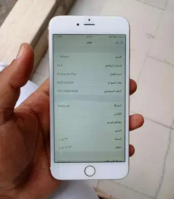 ايفون 6 اس بلس بحاله ممتازه للبيع او للبدل