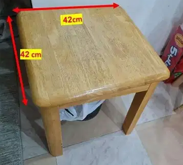 Tables for sale
Large rectangle table for 5 KD
Small square table for 3 KD