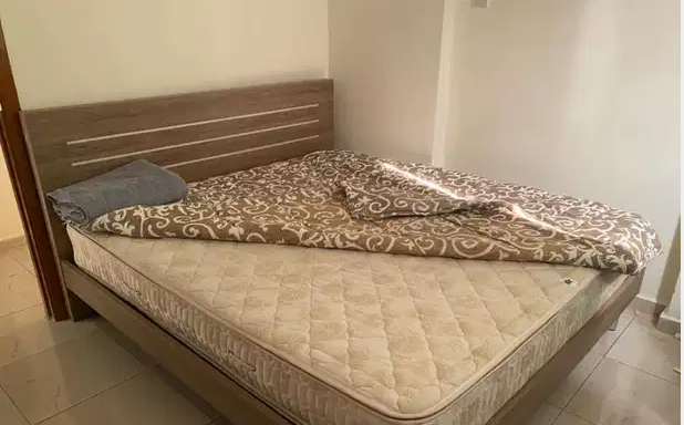 Double Bed with mattress + almira + dressing table