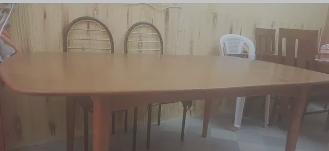 Big Wooden English Wood Table